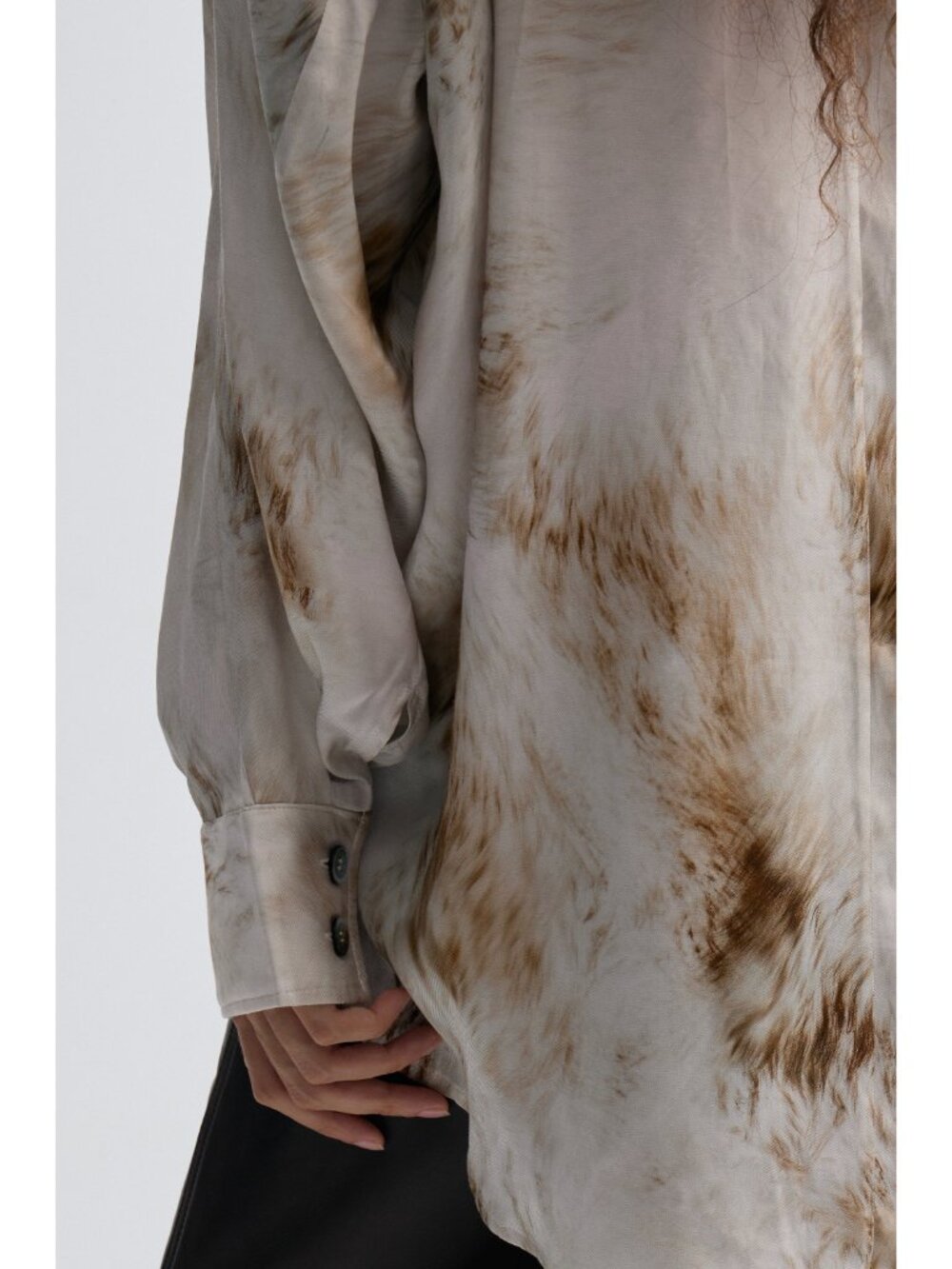 The Front Row Shop Fur Print Top, size Small - Picture 12 of 16